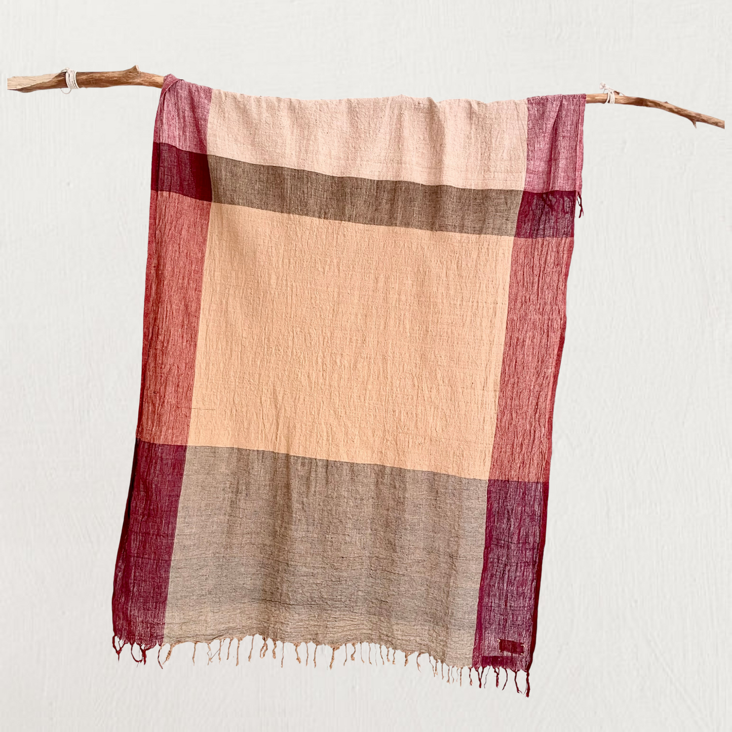 Landscape cotton throw #1