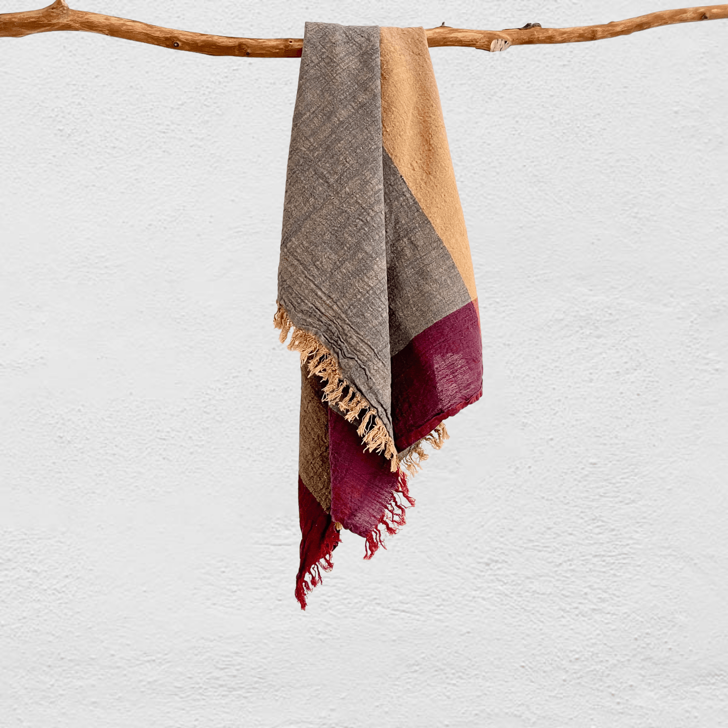 Landscape cotton throw #2 - Behind the Hill