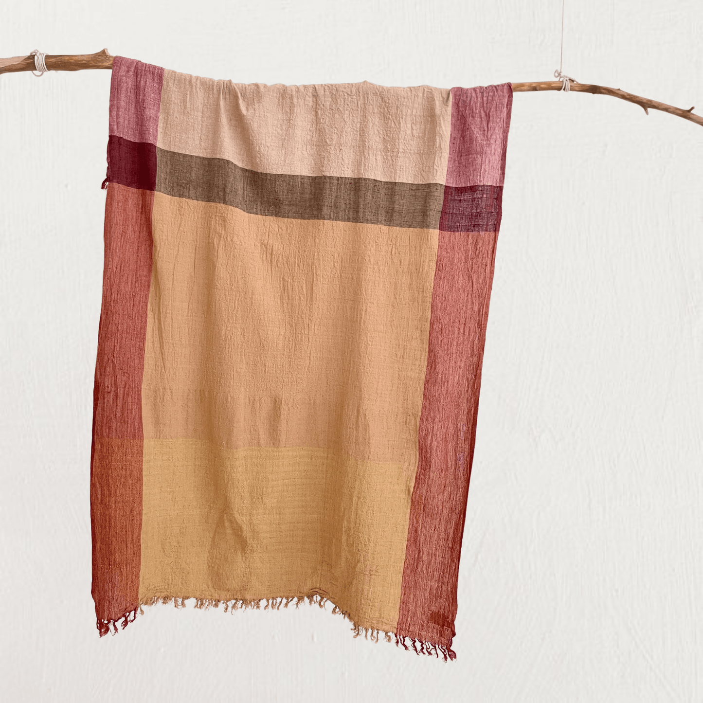 Landscape cotton throw #4 - Behind the Hill