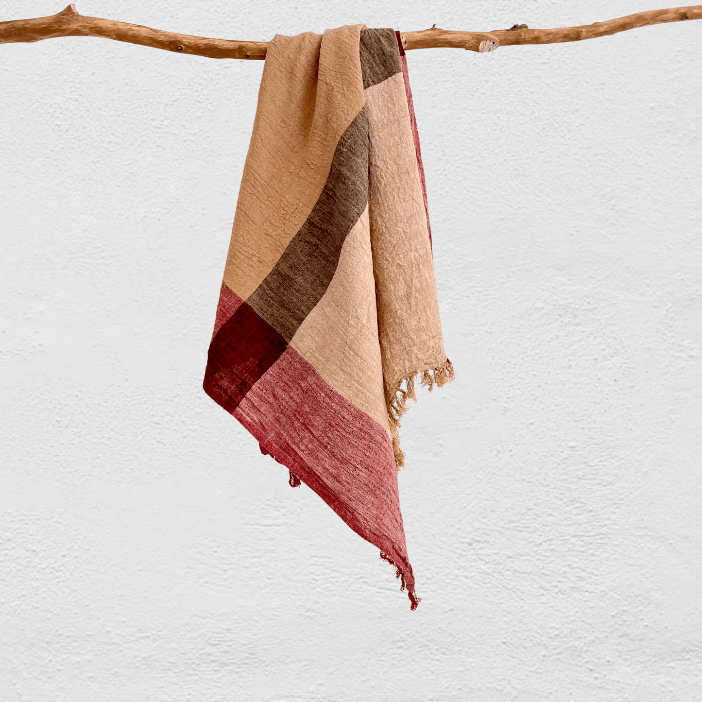 Landscape cotton throw #4 - Behind the Hill
