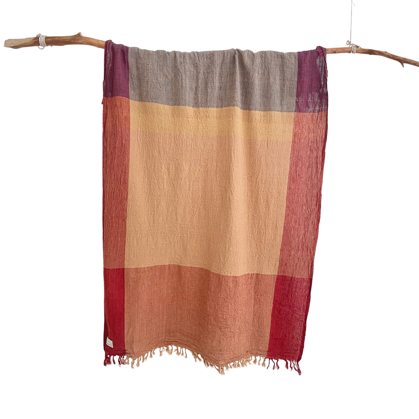 Landscape cotton throw #5