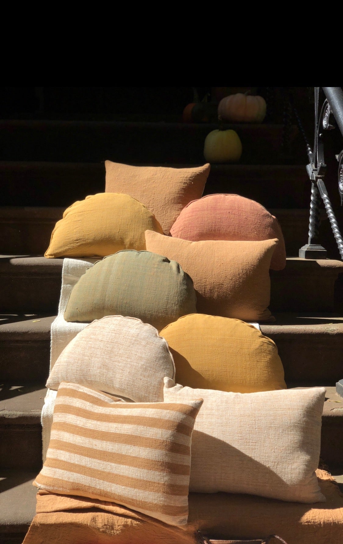 The brick throw outlet pillows